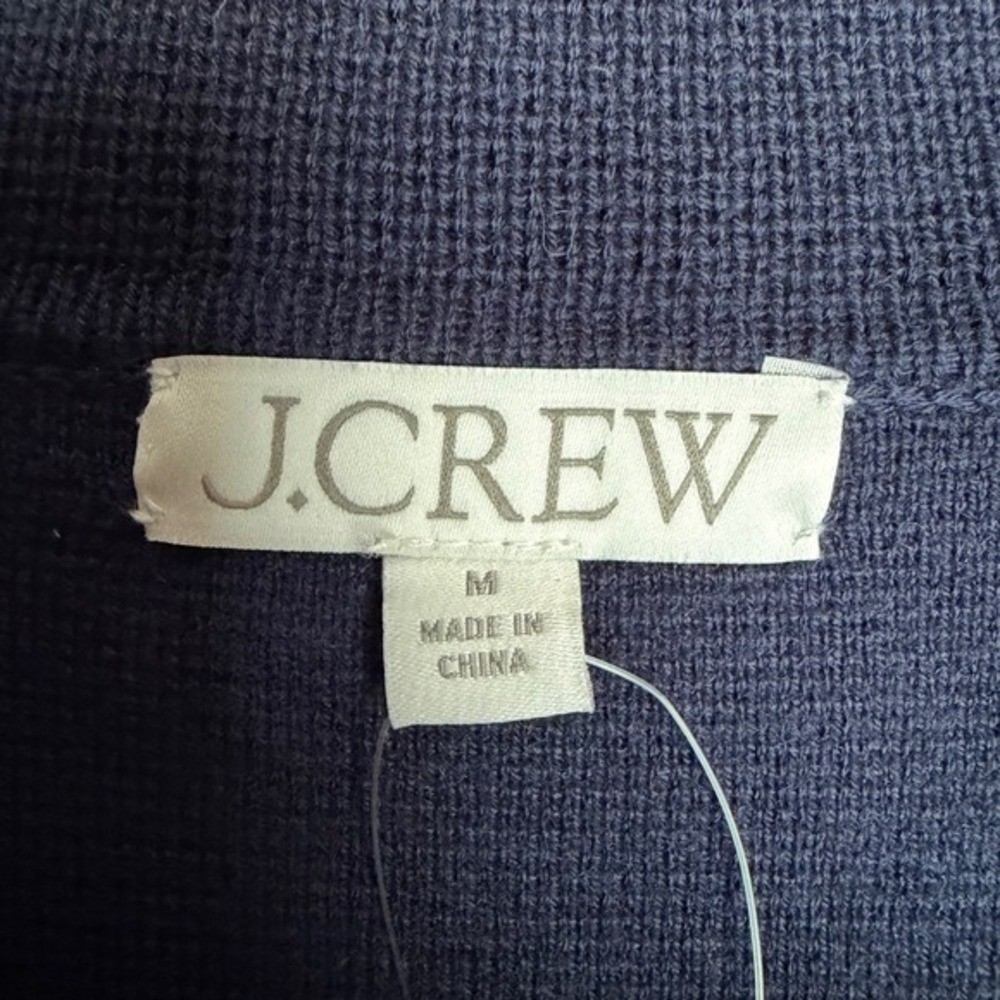 J.Crew Warwick Sweater Blazer Wool Blend Classic Academia Timeless Medium NWT - Picture 7 of 9